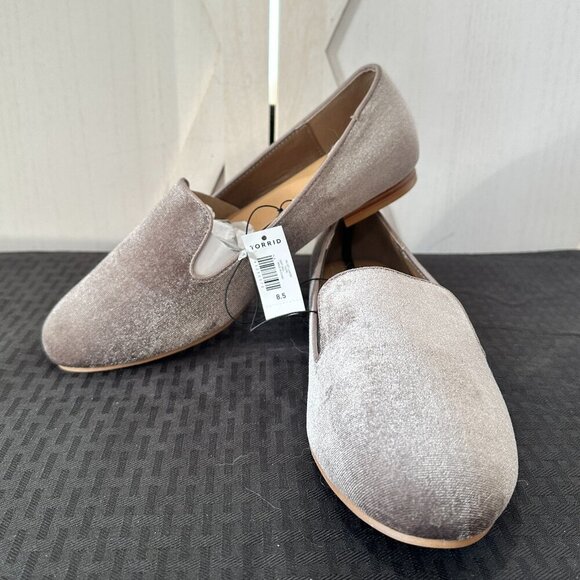 Torrid Velvet Loafer in Taupe - Picture 5 of 11